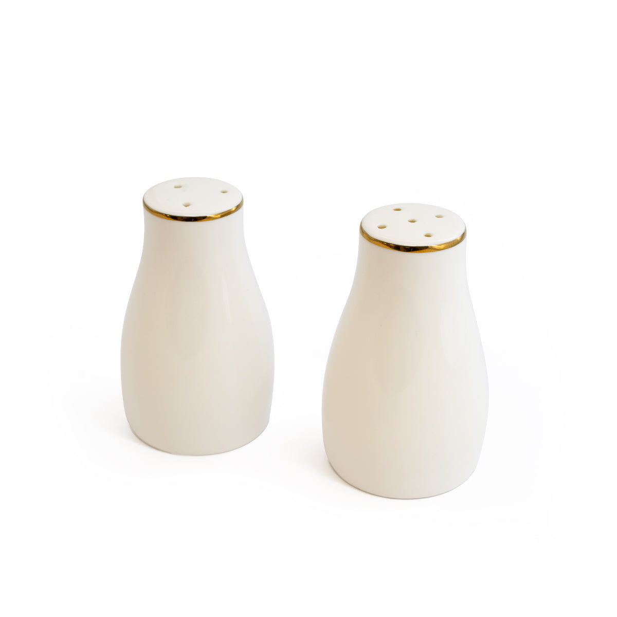 Set Salt Pepper Sakura White Gold Salero Pimentero