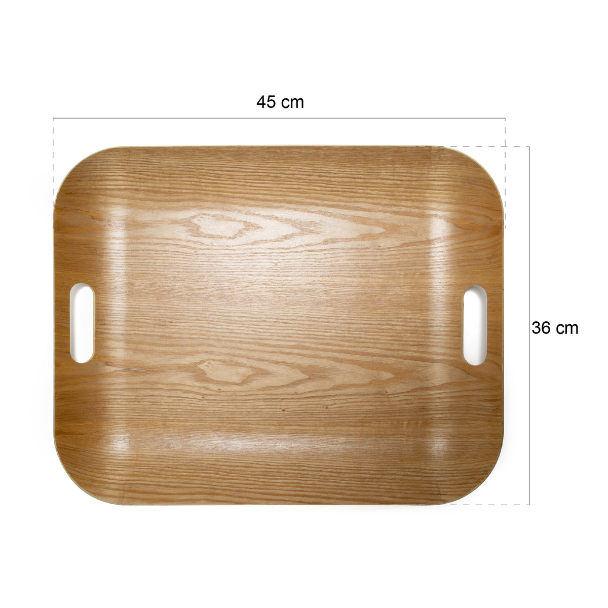Bandeja de cama de madera bamboo 50x30 cm.