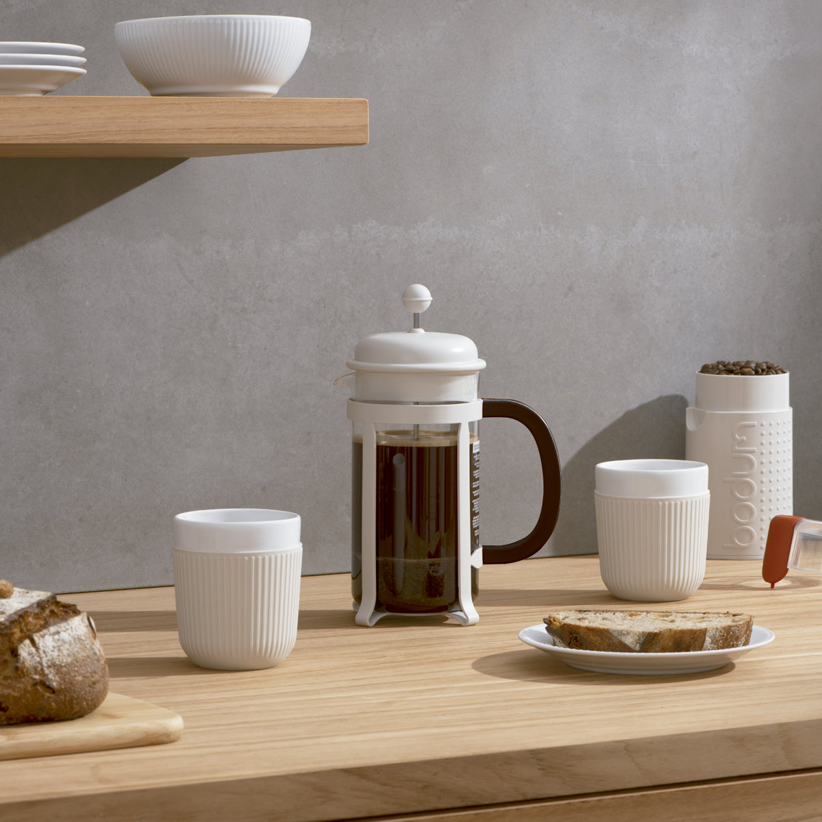 LeTotonCasa | Cafetera Bodum Java 8 Pocillos Blanca